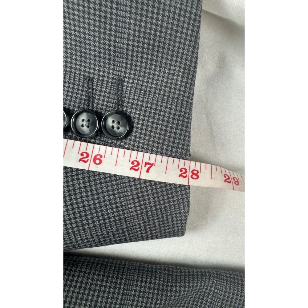 Stafford Men 48L Gray CoolMax Performance Wool Blend Classic Suit Jacket Blazer
